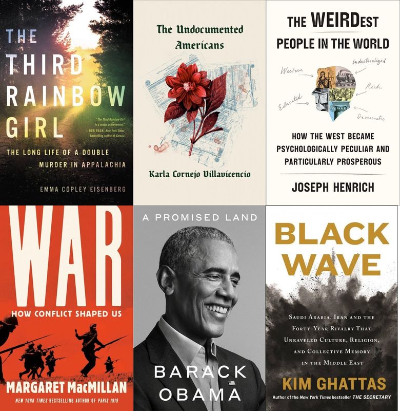 New York Times Nonfiction Notable Books of 2020