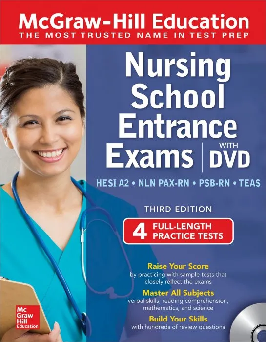 McGraw-Hill Education Nursing School Entrance Exams with DVD, 3rd Edition (Only ebook)