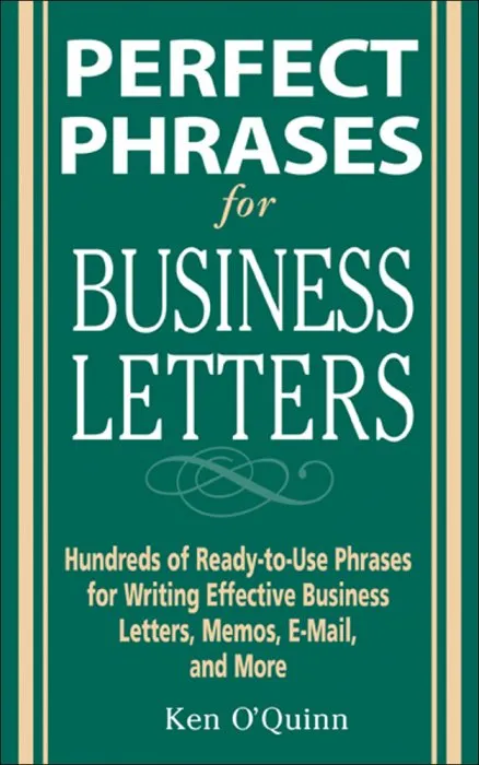 Perfect Phrases for Business Letters (Perfect Phrases)