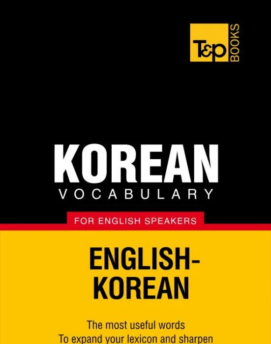 Korean vocabulary for English speakers: 9000 words