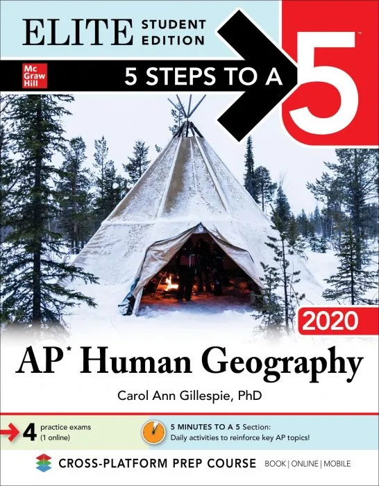 5 Steps to a 5: AP Human Geography 2020 (5 Steps to a 5), Elite Student Edition