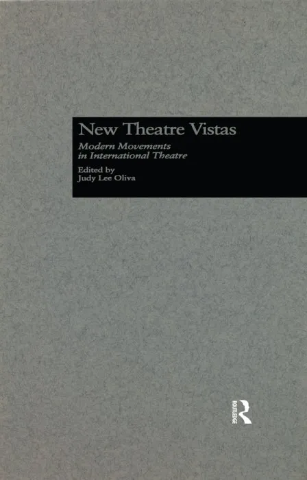 New Theatre Vistas: Modern Movements in International Literature (Studies in Modern Drama, Book 7)