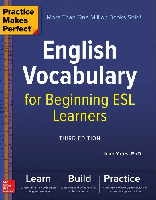 English Vocabulary for Beginning ESL Learners (Practice Makes Perfect), 3rd Edition