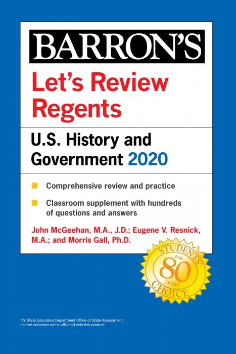 Let's Review Regents: U.S. History and Government 2020 (Barron's Regents NY)