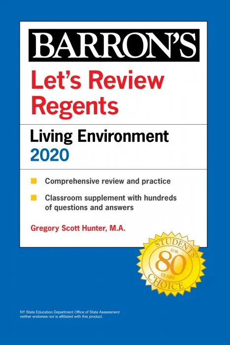 Let's Review Regents: Living Environment 2020 (Barron's Regents NY)