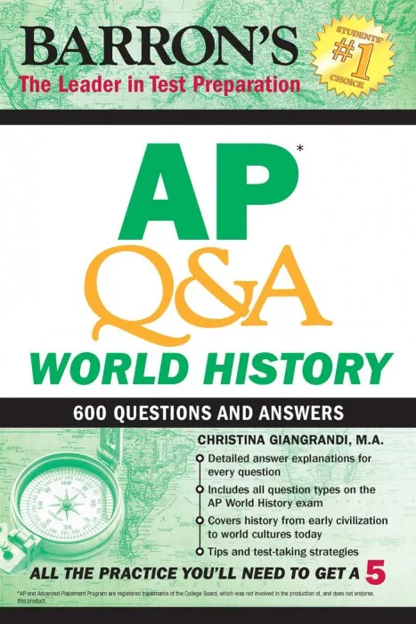 AP Q&A World History: With 600 Questions and Answers (Barron's AP)