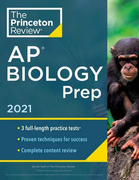 Princeton Review AP Biology Prep, 2021: 3 Practice Tests + Complete Content Review + Strategies & Techniques