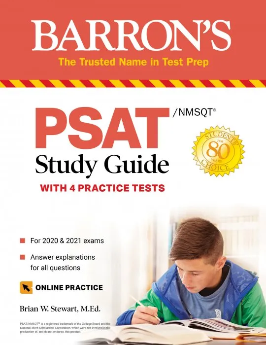 PSAT/NMSQT Study Guide: with 4 Practice Tests (Barron's Test Prep)