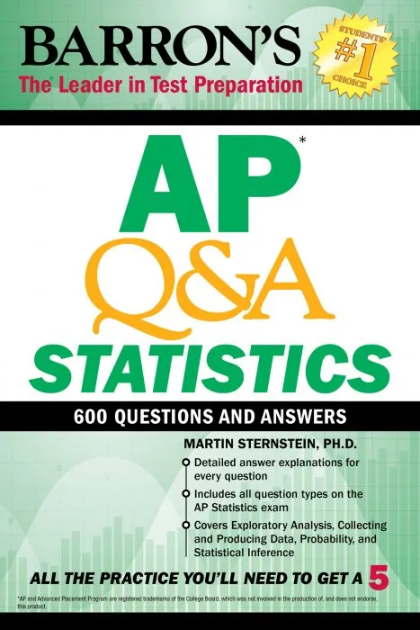 AP Q&A Statistics: With 600 Questions and Answers (Barron's AP)