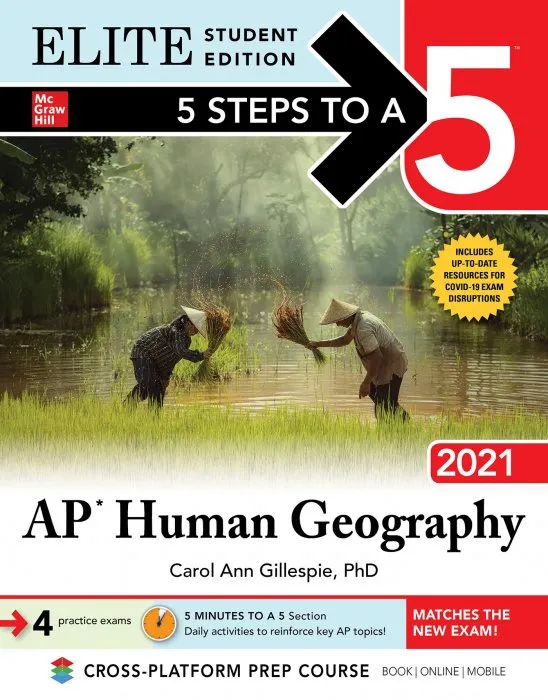 5 Steps to a 5: AP Human Geography 2021 (5 Steps to a 5), 2nd Elite Student Edition