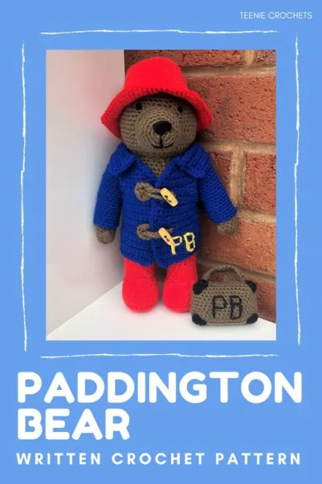 Paddington Bear: Written Crochet Pattern (Unofficial)