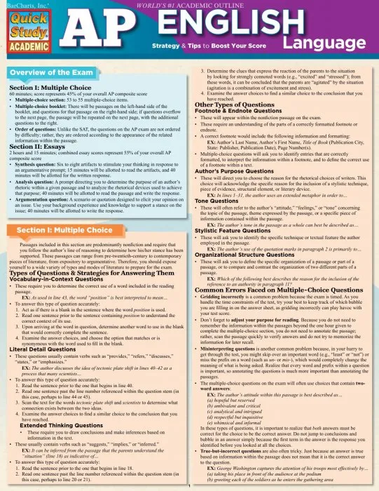 AP English Language (Quick Study Academic)