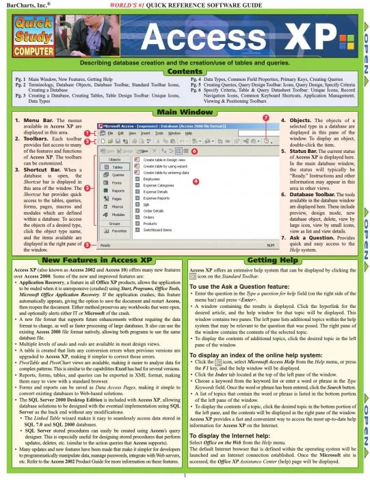 Access XP (Quick Study Computer)