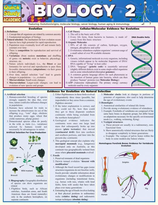 Biology 2 (Quick Study Academic)