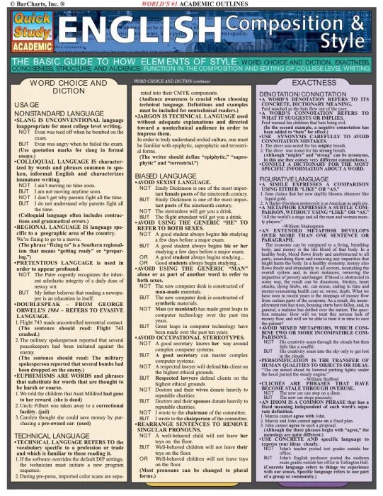 English Composition & Style (Quick Study Academic)