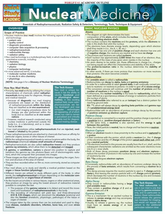 Nuclear Medicine (Quick Study Academic)