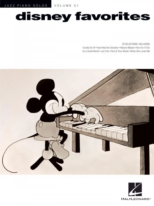 Disney Favorites: Jazz Piano Solos , Volume 51