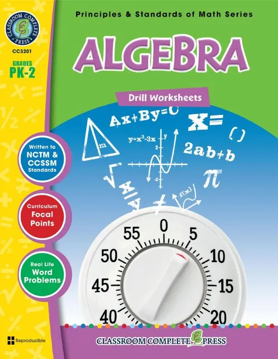 Algebra - Drill Sheets (Mathematics)