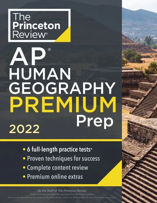 Princeton Review AP Human Geography Premium Prep, 2022 (College Test Preparation)