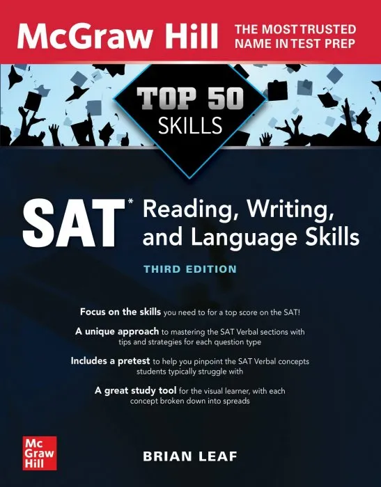 Top 50 SAT Reading, Writing, and Language Skills, 3rd Edition