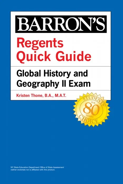 Regents Quick Guide: Global History and Geography II Exam (Barron's Regents Exams and Answers)