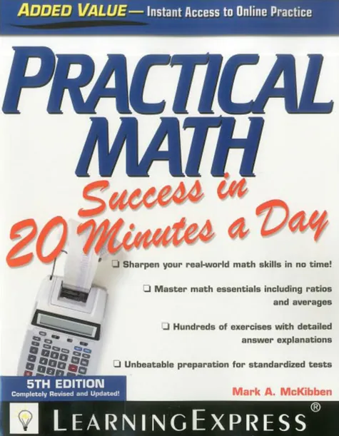 Practical Math Success in 20 Minutes a Day, 5th Edition