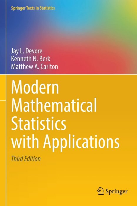 Modern Mathematical Statistics with Applications (Springer Texts in Statistics) 3rd Edition (Solution Manual)