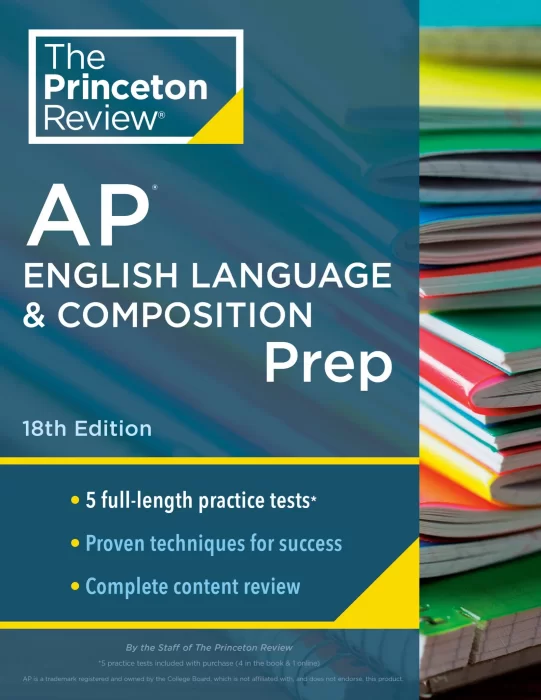 Princeton Review AP English Language & Composition Prep (College Test Preparation)&#44; 18th Edition