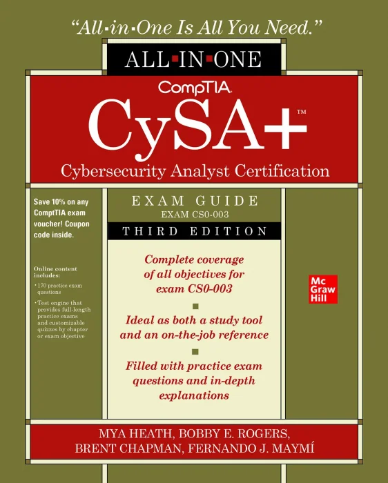 CompTIA CySA+ Cybersecurity Analyst Certification All-in-One Exam Guide (Exam CS0-003)&#44; 3rd Edition