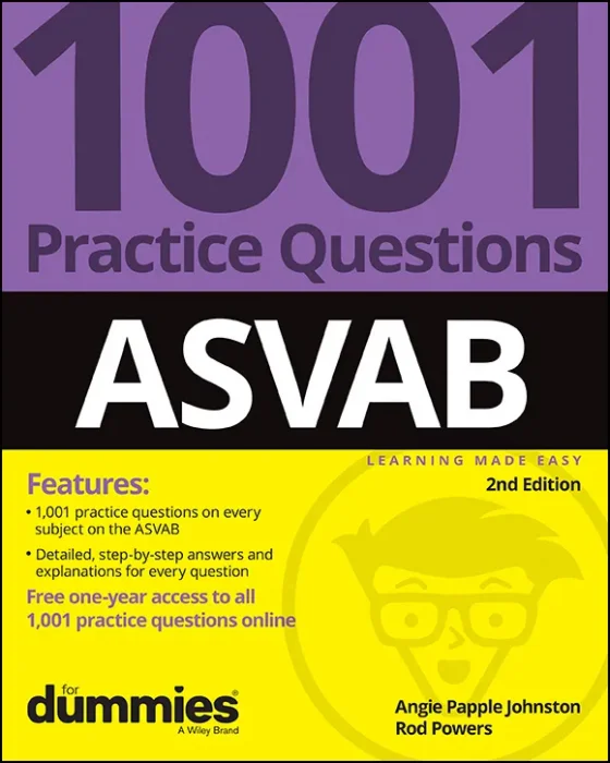 ASVAB: 1001 Practice Questions For Dummies (+ Online Practice)&#44; 2nd Edition