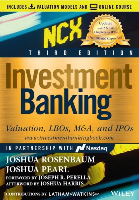 Investment Banking: Valuation&#44; LBOs&#44; M&A&#44; and IPOs (Book + Valuation Models) (Wiley Finance)&#44; 3rd Edition