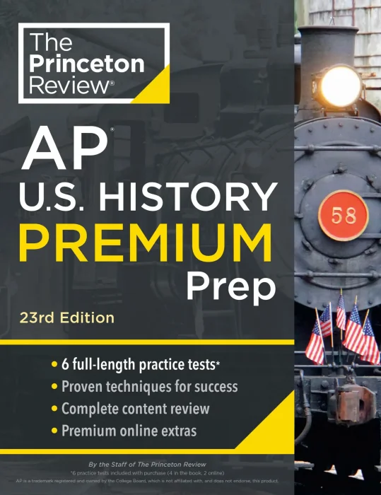 Princeton Review AP U.S. History Premium Prep (College Test Preparation)&#44; 23rd Edition