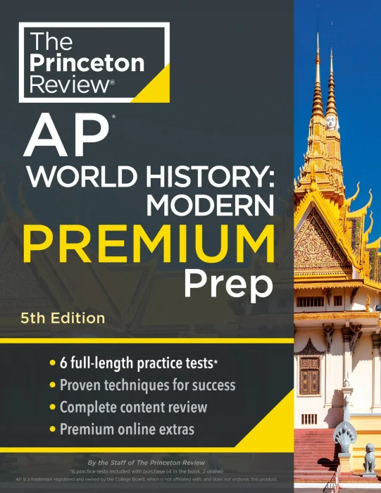Princeton Review AP World History: Modern Premium Prep (College Test Preparation)&#44; 5th Edition