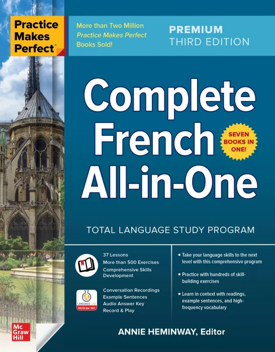 Complete French All-in-One (Practice Makes Perfect)&#44; Premium 3rd Edition