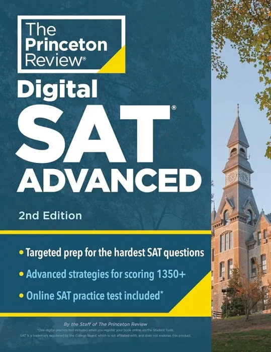 Princeton Review Digital SAT Advanced (College Test Preparation)&#44; 2nd Edition