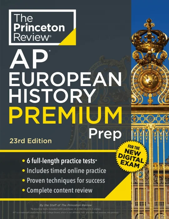 Princeton Review AP European History Premium Prep (College Test Preparation)&#44; 23rd Edition