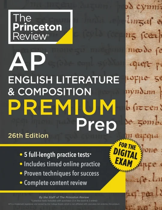 Princeton Review AP English Literature & Composition Premium Prep (College Test Preparation)&#44; 26th Edition