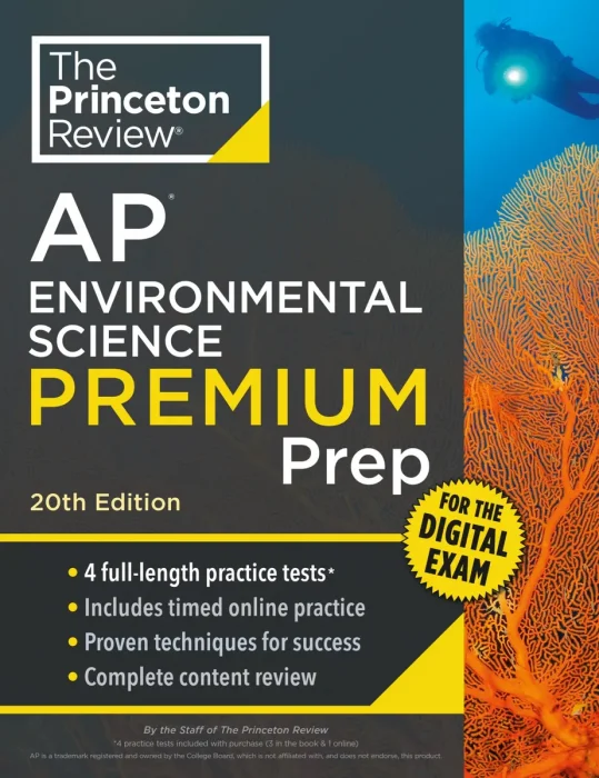 Princeton Review AP Environmental Science Premium Prep (College Test Preparation)&#44; 20th Edition