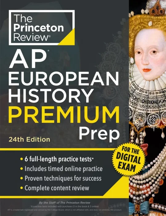 Princeton Review AP European History Premium Prep (College Test Preparation)&#44; 24th Edition