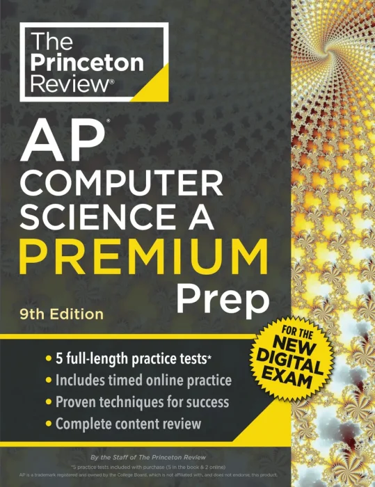 Princeton Review AP Computer Science a Premium Prep: For the NEW 2026 Exam (College Test Preparation)&#44; 9th Edition