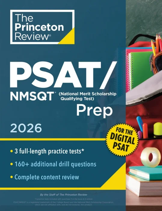 Princeton Review PSAT/NMSQT Prep, 2026: 3 Practice Tests + Review + Online Tools for the Digital PSAT