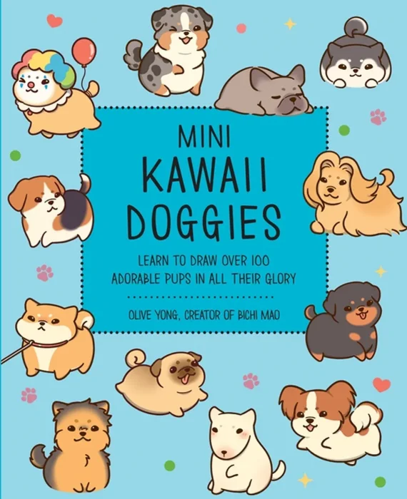 Mini Kawaii Doggies: Learn to Draw Over 100 Adorable Pups in All Their Glory (Kawaii Doodle)