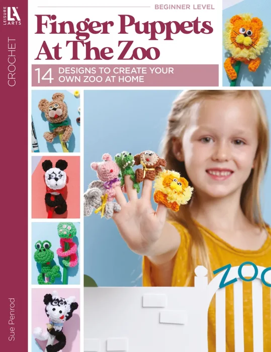 Finger Puppets At The Zoo: 14 Designs to Create Your Own Zoo at Home
