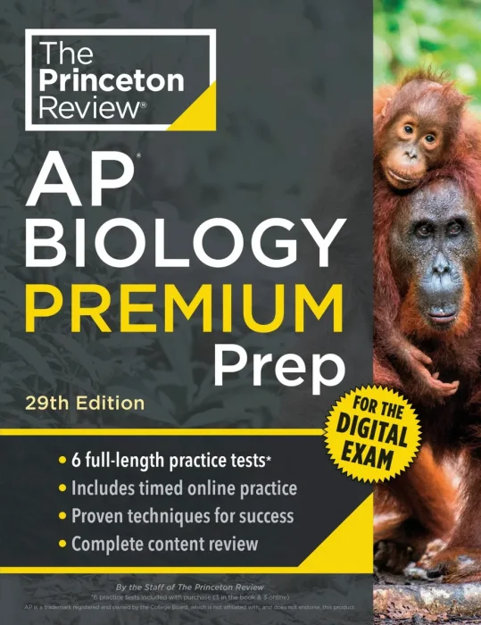 Princeton Review AP Biology Premium Prep (College Test Preparation), 29th Edition