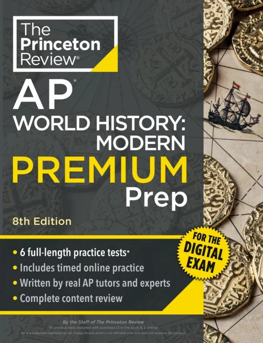 Princeton Review AP World History: Modern Premium Prep (College Test Preparation), 8th Edition